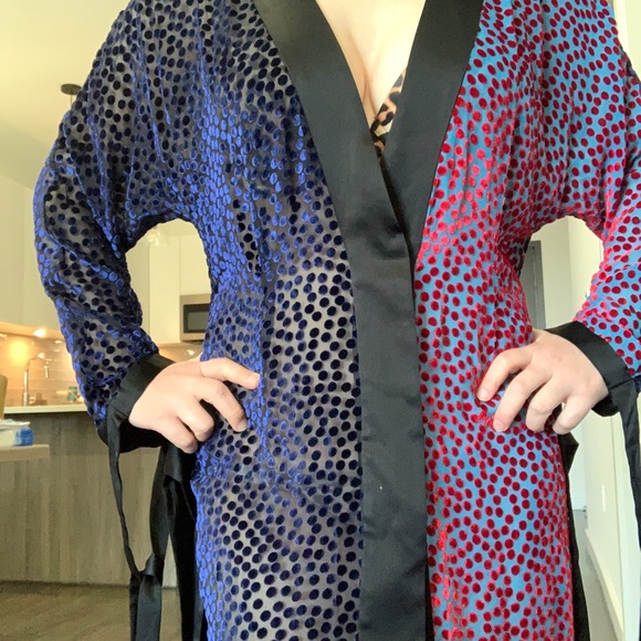 Gorgeous Burnout Kimono style wrap dress - Picture 13 of 16